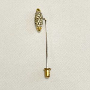 Vintage Stick Pin with Rhinestones